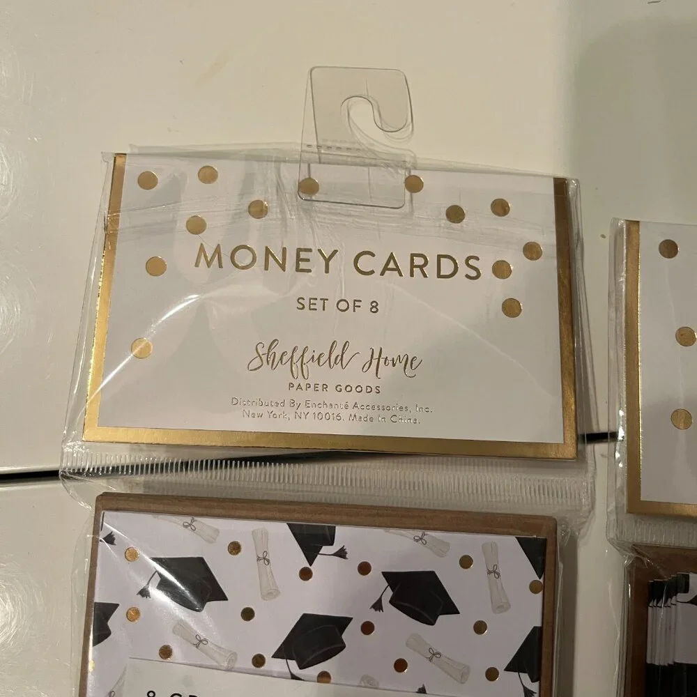 Graduation Money‎ Cards by Sheffield Home Set of 2 Packages New